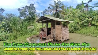 Gara Gara Lama Belum Gazihan YouTuber Ini Memilih Hijrah Ke Gubuk Apung Kampung Terpencil