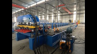 #Kenya glazed tile step tile roll forming machine#