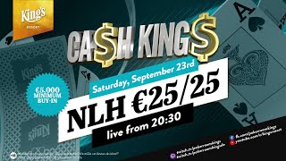 🇩🇪💸 Ca$h King$ Special NLH Cash Game €25/€25, live aus dem King's Resort 👑 - 🎙️ Stefan Hachmeister