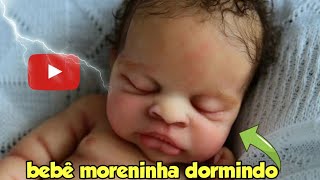 💜 BEBÊ DE SILICONE SÓLIDO MORENINHA ( REALISMO INCRÍVEL!!! ) 💜