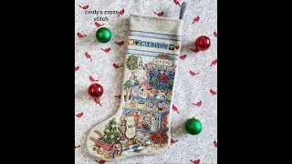 CROSS STITCH STOCKING!| HOW TO FINISH