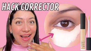 HACK DE FILTRO EN TUS OJERAS CON MAQUILLAJE | ESMERALDA