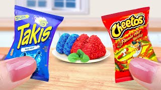 Cheetos x Takis Challenge | Tasty Miniature Fried Mozzarella Chicken Cheese | Lily Tiny Cooking