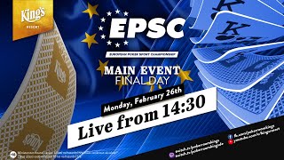 🏆 Finaltag des €250 EPSC Main Events powered by Poker Bundesliga live aus dem King's 👑🎙️ Hachi