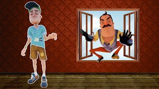 ПРИВЕТ, СОСЕД! Игра Hello Neighbor АКТ 1 СЕРИЯ 2. Летсплей с ПАПУЛЕЙ.