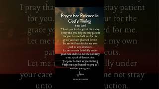 #prayer #patience #godstime #godstiming #prayertime #prayers #faith #life #god #shorts #yt