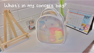 what's in my bag 🎒 | concert edition 💚