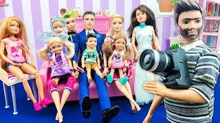 Barbie ve Ailesi Bölüm 171 | Fotoğraf Çekimi - Çizgi film tadında evcilik oyunları.