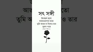 সৎ সঙ্গীর উদাহরণ #myfirstshorts #yearofyou #islamicquote #shorts