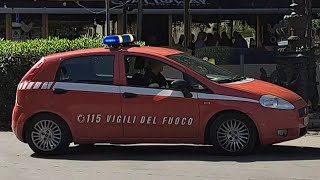 [RARE - FRANA] uscita AV/FNZ fiat punto vigili del fuoco in sirena