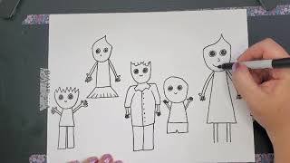 Art with Kasey: Drawing Grownups & Kids