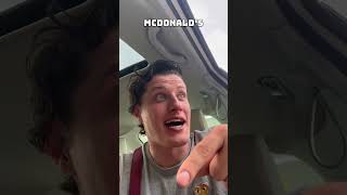 TRYING MCDONALD’S NEW SECRET MENU ITEMS (i met grimace) #Shorts