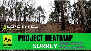 Trail Running Adventures - Project Heatmap (Surrey)