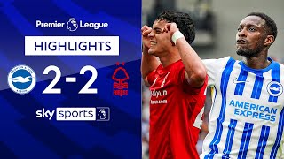 Sosa rescues point for Forest in fiery clash 🔥 | Brighton 2-2 Nottingham Forest | EPL Highlights