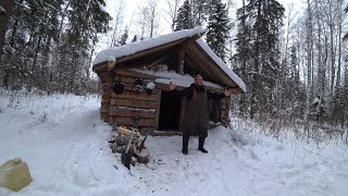 ОДИН В ТАЙГЕ! УЕХАЛ ТУДА, ГДЕ НЕТ НИ КОГО! СНЕЖНАЯ ДОРОГА ДО ЗИМОВЬЯ \ СТАВЛЮ СНАСТИ, БЫТ У ИЗБЫ !