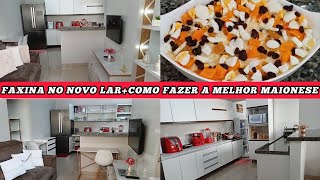 TENTANDO DAR CONTA DE TUDO+COMO FAZER A MELHOR MAIONESE+ALMOÇO COMPLETO😋FAXINA LIMPEZA E ORGANIZAÇÃO