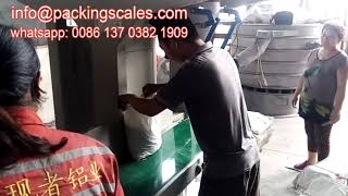 25kg 50kg Npk Fertilizer Auto Bagging Weighing Machine