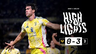 HIGHLIGHTS SERIE A | VERONA 0-3 JUVENTUS | Vlahovic Brace & Savona's First Serie A Goal