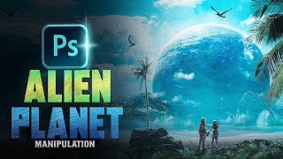 Alien Planet Photo Manipulation | Speed Art