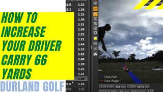 TRACKMAN SCREENCAST | How To Increase Your Driver Carry 66 Yards