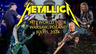 Metallica: M72 World Tour - Warsaw, Poland - July 5, 2024 (MULTICAM, HQ SOUND) (Napisy PL) [4K]