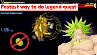 FASTEST WAY TO DO LEGEND QUEST (LSSJ) | DRAGON BALL ONLINE GENERATIONS