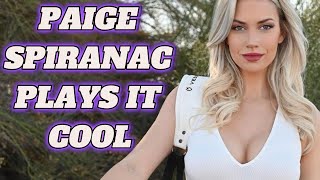 "Paige Spiranac Plays It Cool: Downplays Winning Odds at Creators Classic!"