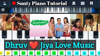 Shararat serial bgm piano cover | Dhruv Jiya Love bgm on perfect piano | Latest easy piano tutorials