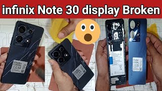 Infinix note 30 5g broken display || note 30 display replacement || infinix note 30 5g screen change