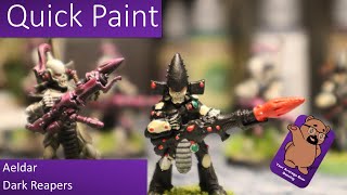 Quick Paint Aeldar Dark Reapers