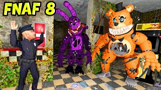 АНИМАТРОНИКИ ПУГАЮТ ОХРАННИКА FNAF 8 COOP ► Garry's Mod