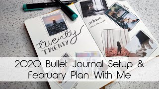 2020 Bullet Journal Setup + February Plan With Me