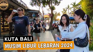 Ramai Menjadi Sorotan!! Pantai Kuta Bali Musim Libur Lebaran 2024