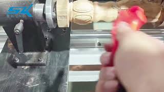 multi head rotary axis cylinderical wood carving machine   #senk #woodworking #woodcarving