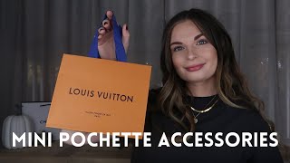 UNBOXING: LOUIS VUITTON MINI POCHETTE ACCESSORIES