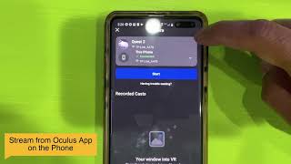 Oculus Quest 2 cast to TV