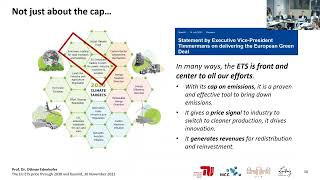 The EU-ETS price through 2030 and beyond: A closer look at drivers, models and assumptions – Webinar