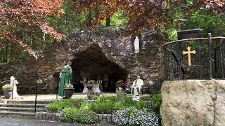 Tuesday’s Mass at the Grotto