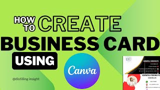 How to Create a Business Card Using Canva From Scratch & with Templates DETAILED TUTORIAL