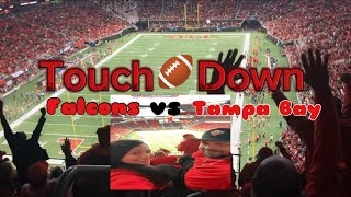 Fuimos aver el juego de Falcons vs  Tampa Bay 🏈 | #entertainment #fun #couplegoals