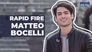 Rapid Fire Session With Songwriter Matteo Bocelli Ahead Of His Indian Rendezvous