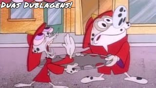 Ren & Stimpy - Cães Bombeiros (Duas Dublagens).