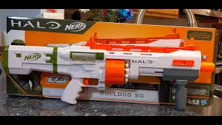 Nerf Halo Bulldog SG Unboxing. (Review)