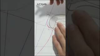 PATRONAJE CUELLO SOLAPA. Tutorial completo en mi canal de You Tube #patronaje #patternmaking #shorts