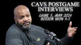 Bickerstaff head coach of the Cleveland Cavaliers |Evan Mobly And Marcus Morris Postgame Interview