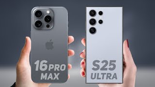 iPhone 16 Pro Max Vs Samsung Galaxy S25 Ultra ⚡Comparison (Unofficial)