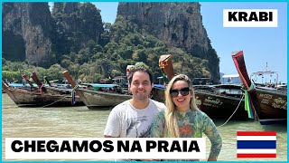 TAILÂNDIA | CHEGAMOS NAS PRAIAS | QUE LUGAR INCRÍVEL!! | KRABI | RAILAY BEACH | AO NANG | PHRA NANG