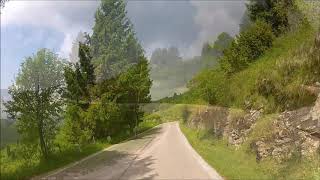 Dal Sacrario Militare del Monte Grappa a Bassano del Grappa - in moto