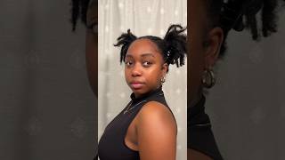 Cute No Retwist Loc Hairstyle | #locs #locstyles #locjourney #shorts #dreadlocks