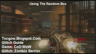 CoD:WaW: Shi No Numa Zombie Barrier Glitch